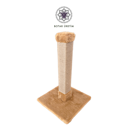 60 cm Kare Tırmalama Tahtası - Camel