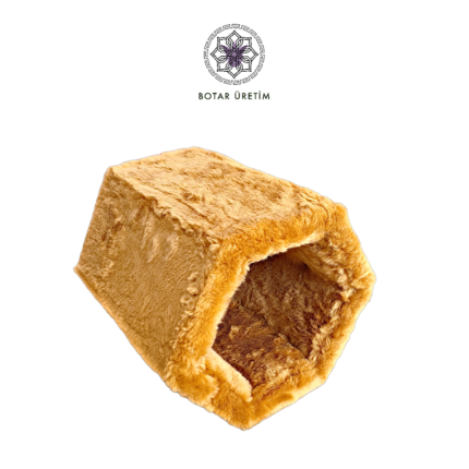 Hexagon Premium Kedi Yatağı - Camel