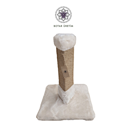 40 cm Üçgen Tırmalama Tahtası - Krem
