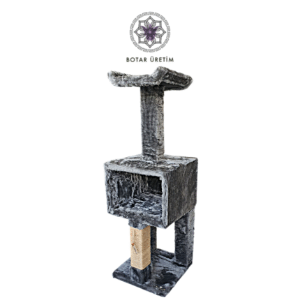 Double Kedi Evi - Antrasit