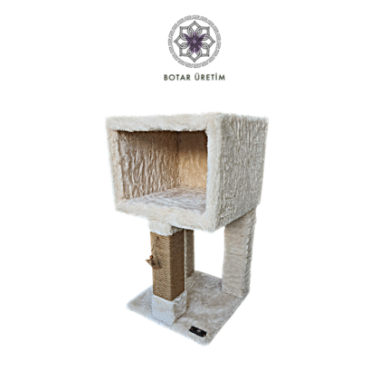 Single Kedi Evi - Krem